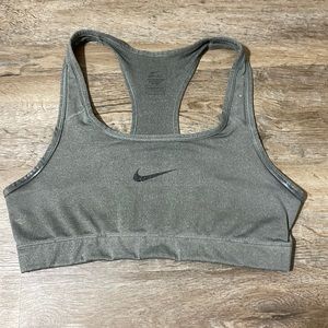 Nike grey Athletic Racerback Sports Bra